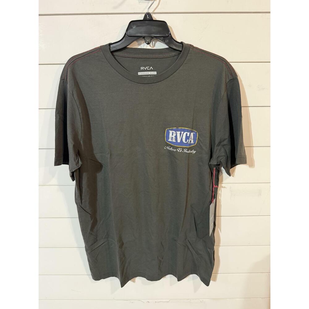 RVCA Men's Black Short Sleeve Premium Graphic T-Shirts Medium NWT